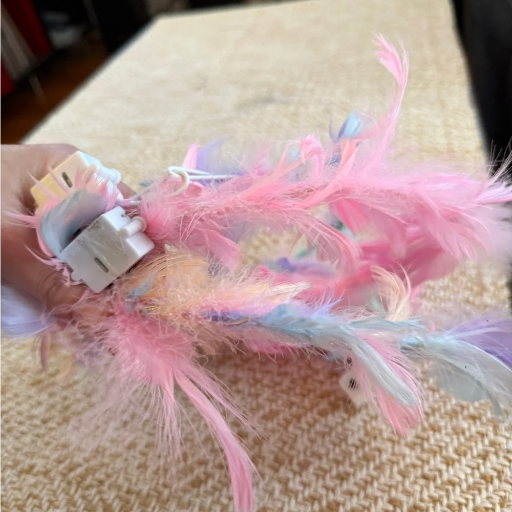 Colorful Feather Headband Set